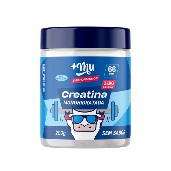 Creatina Mais Mu Performance 100% Pura - Sem Sabor - 200g