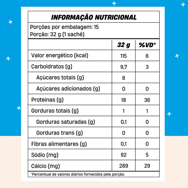 Whey Concentrado +MU - Baunilha Sache 32g