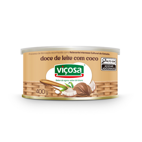 Doce de Leite com Coco Viçosa 400g