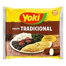 Farofa Pronta Mandioca temperada Yoki 400g