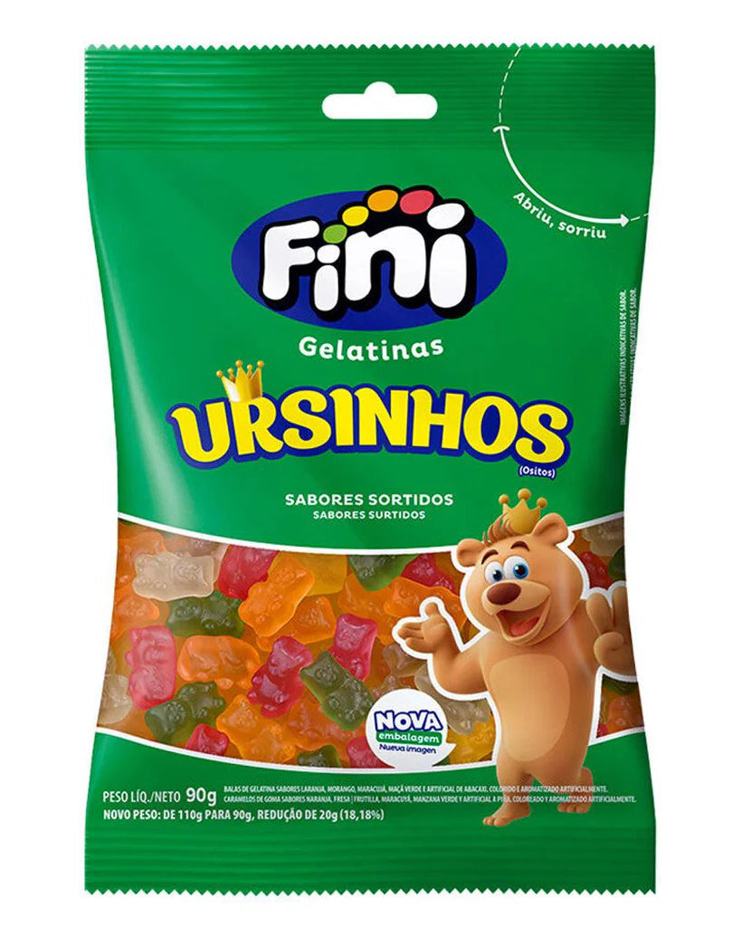 Bala de Gelatina Ursinhos Fini 80g