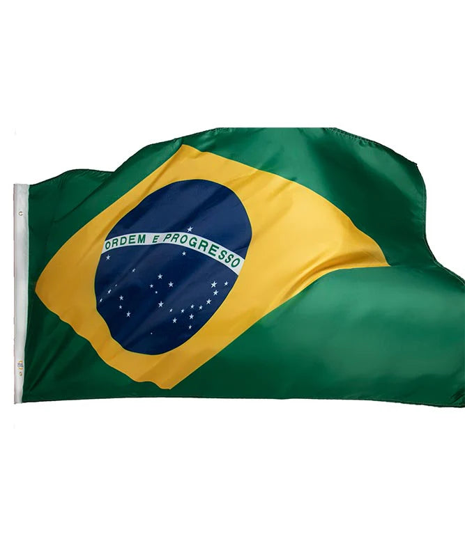 Brazil Flag 3x5 Feet Oxfor Fabric – Durable & Fade-Resistant for Indoor & Outdoor Use