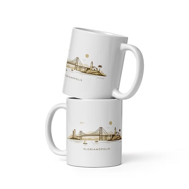 Florianopolis - Caneca em cerâmica