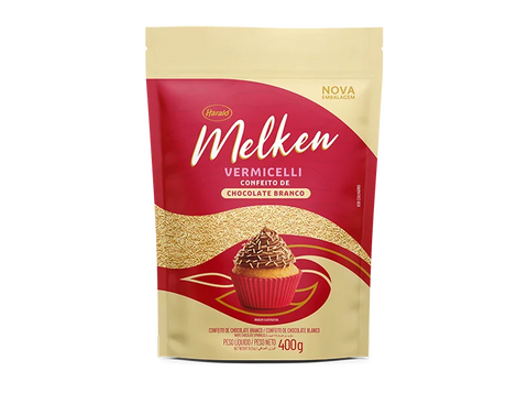 Harald Melken Vermicelli de Chocolate Branco 400g