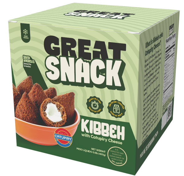 Kibe com catupiry já frito 400g (congelado) -  Great Snack