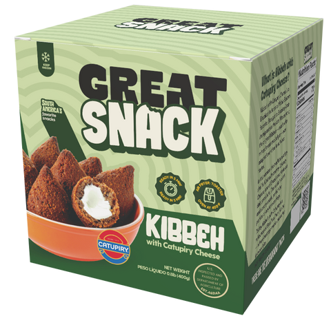 Kibe com catupiry já frito 400g (congelado) -  Great Snack