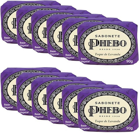Sabonete Phebo Toque de Lavanda 90g (12 unidades)