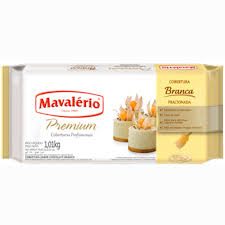 Mavalerio Cobertura Fracionada Chocolate Branco 1kg