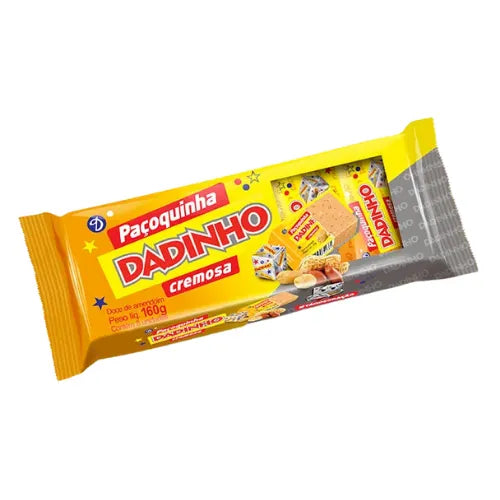 Paçoca Dadinho Quadrada Embrulhada 8un 20g