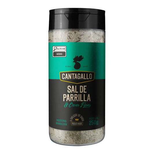 Sal de Parrilla e Ervas Finas CantaGallo 250g - Pote