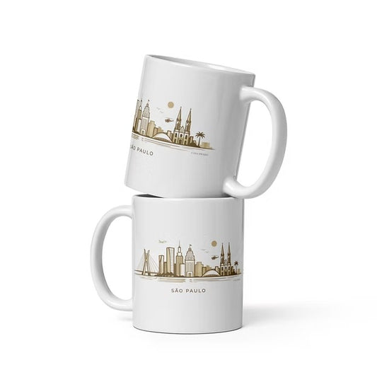 São Paulo - Caneca em cerâmica