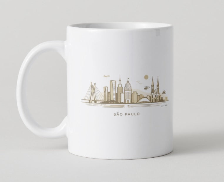 São Paulo - Caneca em cerâmica