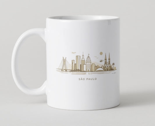 São Paulo - Caneca em cerâmica