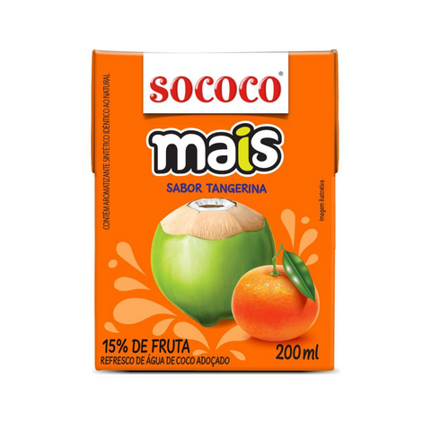 Água de Coco Mais Tangerina – Sococo 200ml