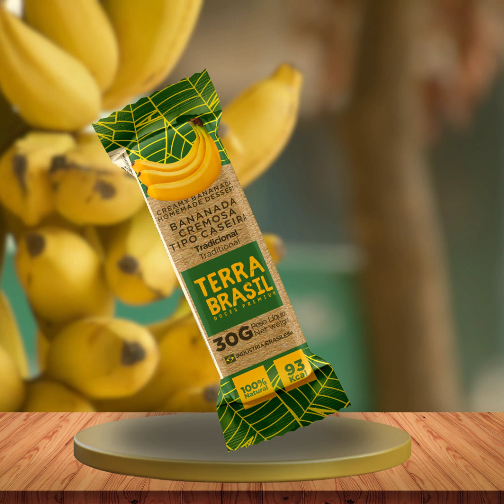 Bananinha Cremosa Tradicional Terra Brasil  23g (1 unidade)