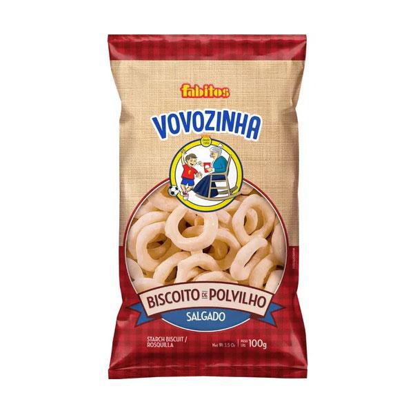 Biscoito De Polvilho Salgado Argola Vovozinha 100g