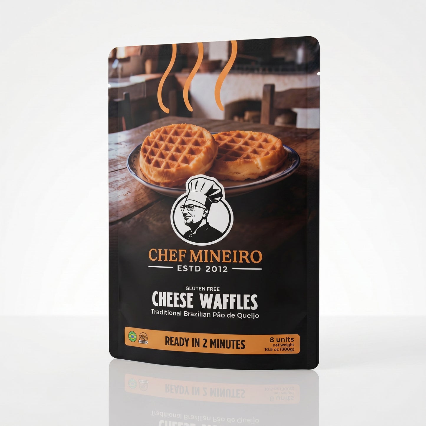 Pão De Queijo Waffle Chef Mineiro - 300g - 8 unidades (congelado)