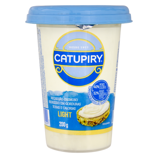 Requeijão Cremoso Catupiry Light - Copo 200g (refrigerado)