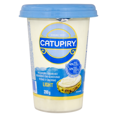 Requeijão Cremoso Catupiry Light - Copo 200g (refrigerado)