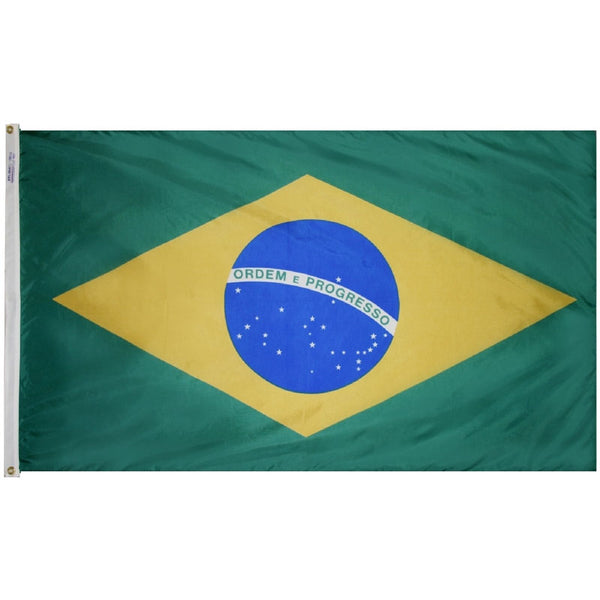 Bandeira Brasil 3 x 5ft , Polyester