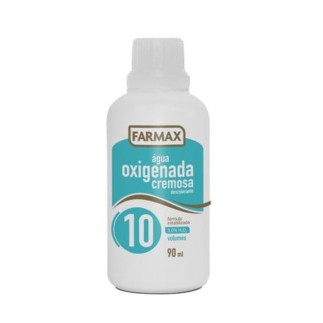 Água Oxigenada cremosa 10 volume -  90ml  Farmax