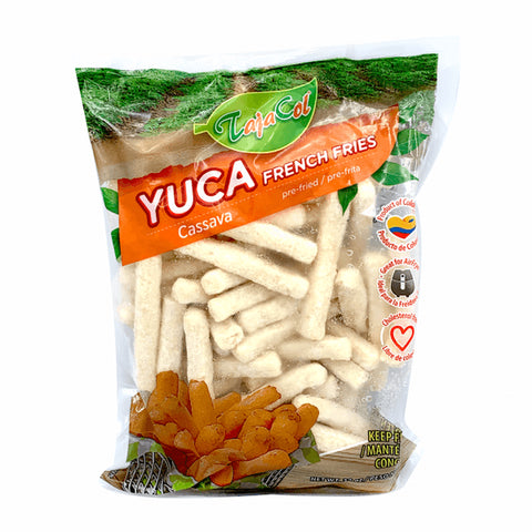 Palitos de Mandioca pré cozidos (Yuca French Fries) 2lb  TajaCol - congelado