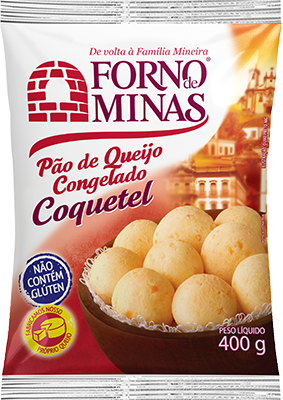 Pão De Queijo Coquetel Forno de Minas 400gr (congelado)