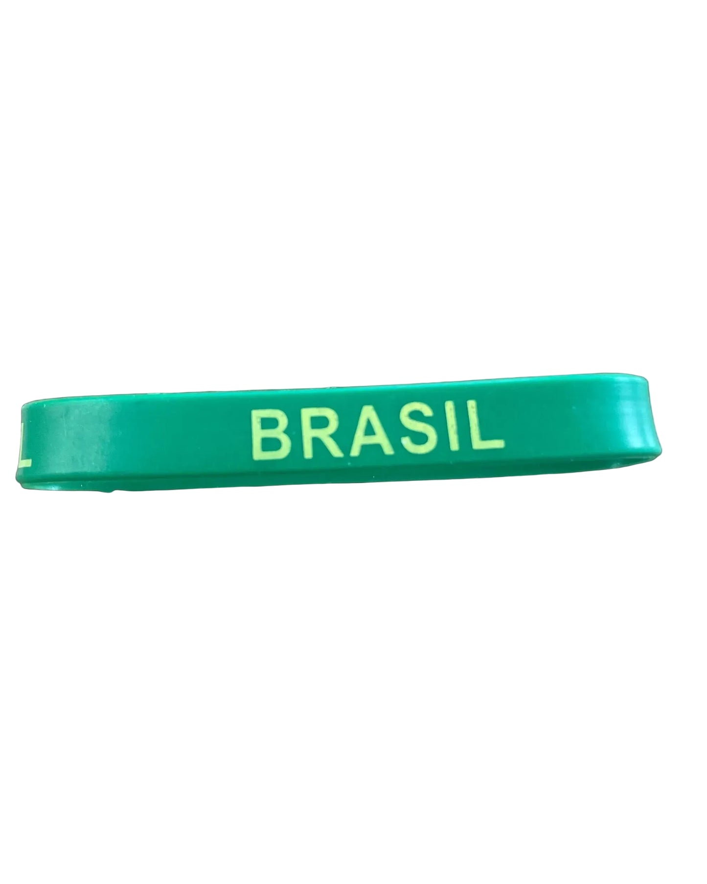 Bracelete de Silicone Brasil  -por unidade