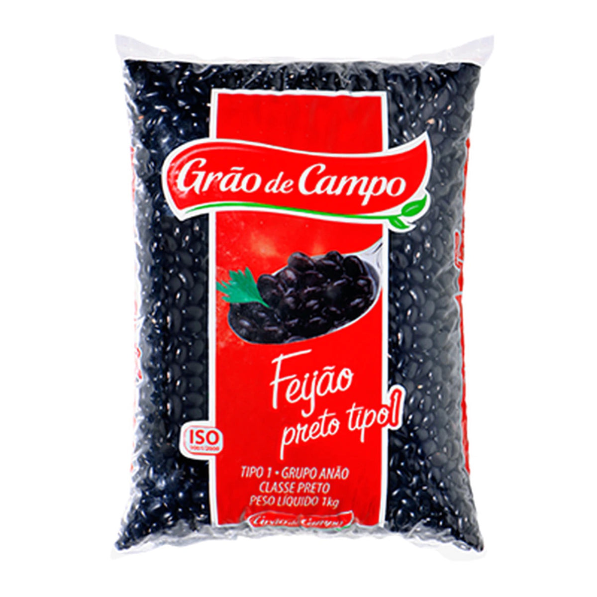Feijão Preto Grão de Campo 1kg