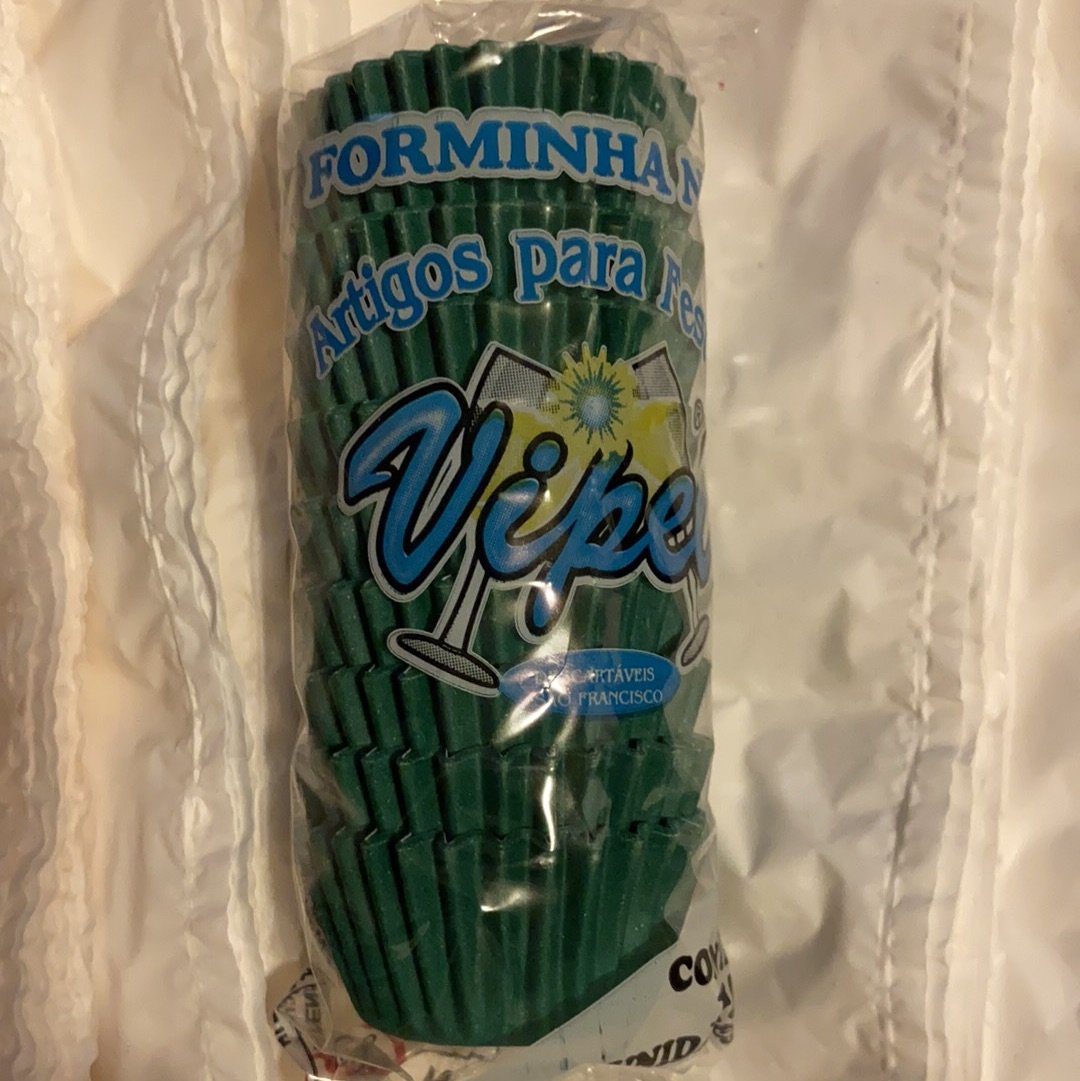 Forminha de Papel #5 Verde Escuro (pacote com 100)