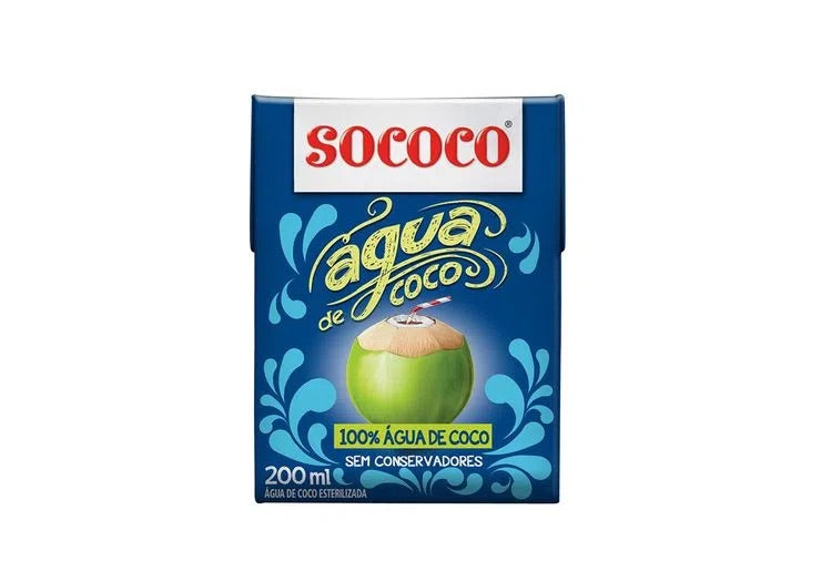 Agua de Coco Sococo 200ml - Val: 15 de abril