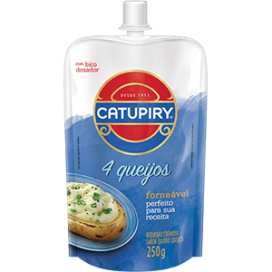 Requeijão Cremoso Catupiry 4 queijos Pouch 250g (refrigerado)