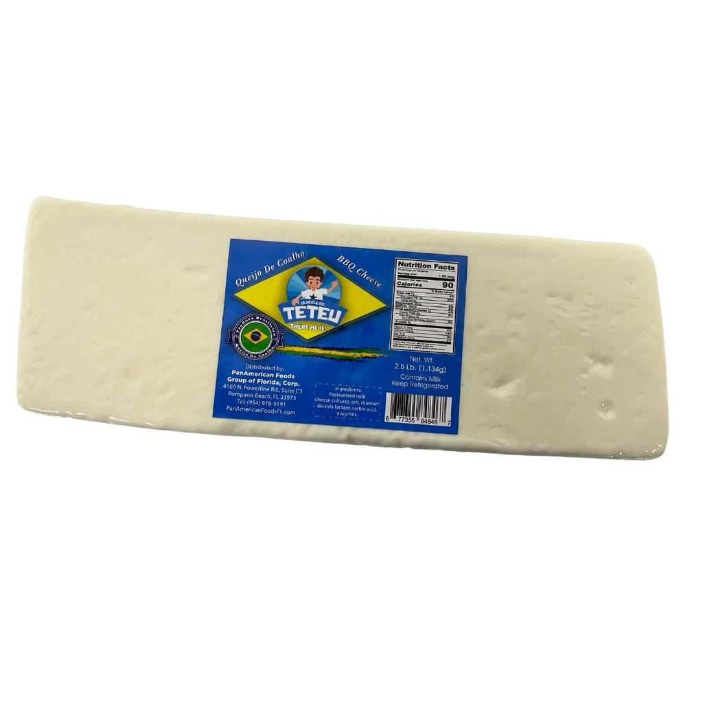 Queijo Coalho em Barra aprox 1,135kg ou 2,5lb (refrigerado) - Teteu