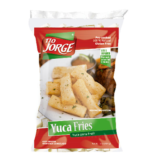 Palitos de Mandioca pré cozidos (Yuca Fries) Tio Jorge 1Lb - congelado