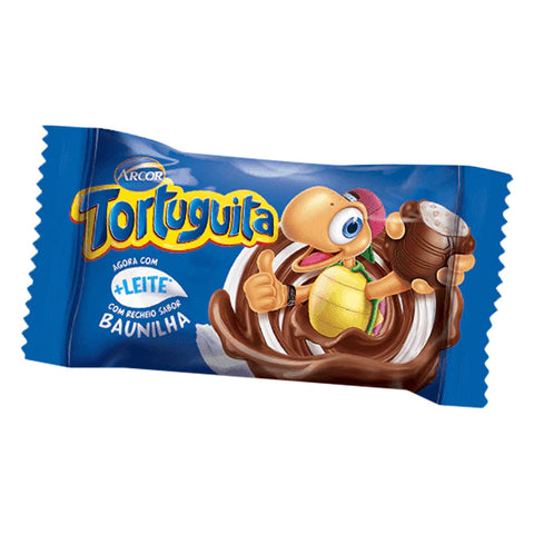 Tortuguita Chocolate c/ recheio de Baunilha 18g (1 unidade)