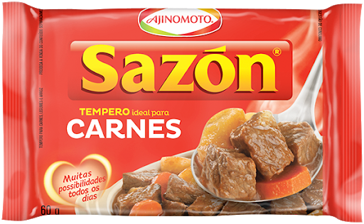 Tempero para Carnes Sazon 60g