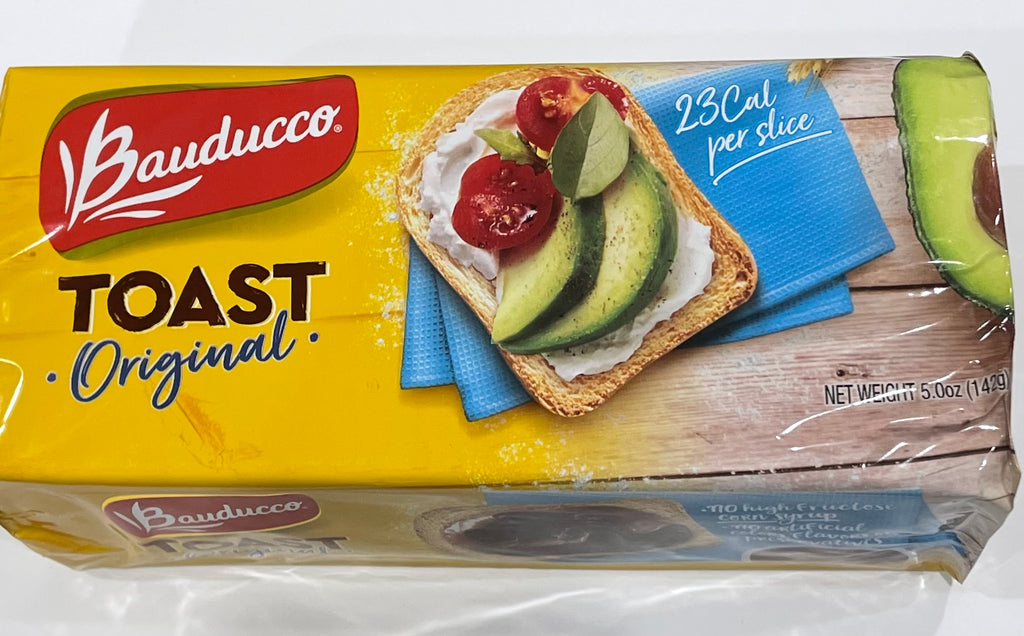  Bauducco Original Toast - 5.64 oz  Torrada Levemente Salgada  Bauducco - 160g - (PACK OF 03) : Grocery & Gourmet Food
