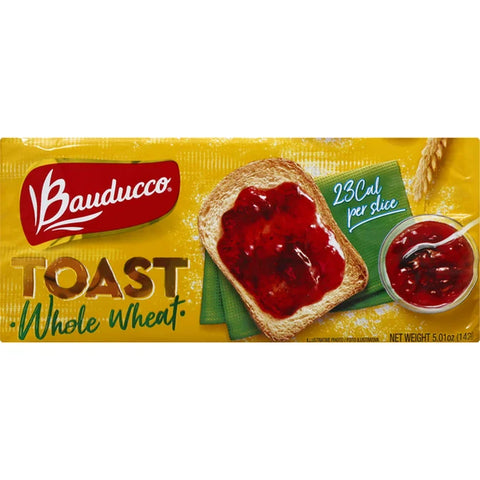 Torrada Integral Bauducco - Toast Whole Wheat Bauducco 5.0oz