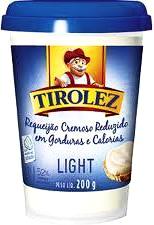Requeijão Cremoso Light Tirolez 200g (refrigerado)